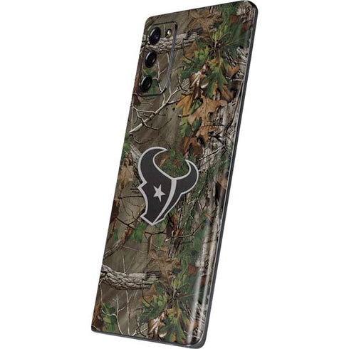 NFL Houston Texans Realtree Xtra Green Camo Galaxy Note20 5G Skin